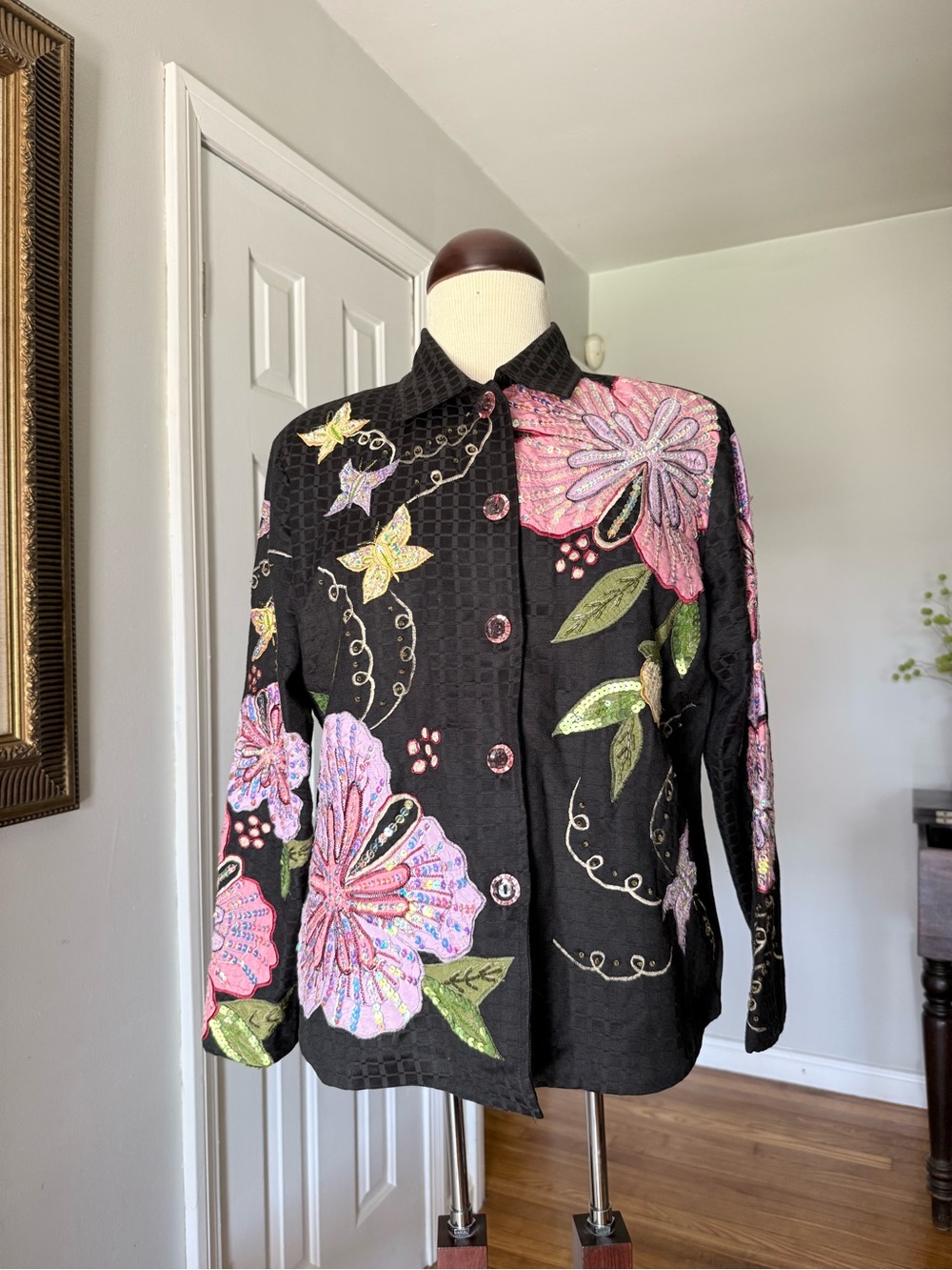 Draper’s & Damon’s Petite Button Down Jacket